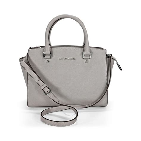 michael kors selma medium pearl gray|Michael Kors selma medium black.